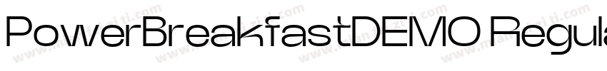 PowerBreakfastDEMO Regular字体转换